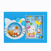 Hello Kitty Clock with Photo frame for Kids & Adults